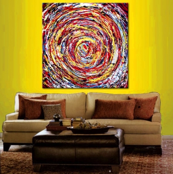 Image of Hitchcock Vertigo - Abstract Art - Special order 3 feet wide